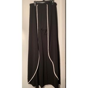 high low skirt with shorts